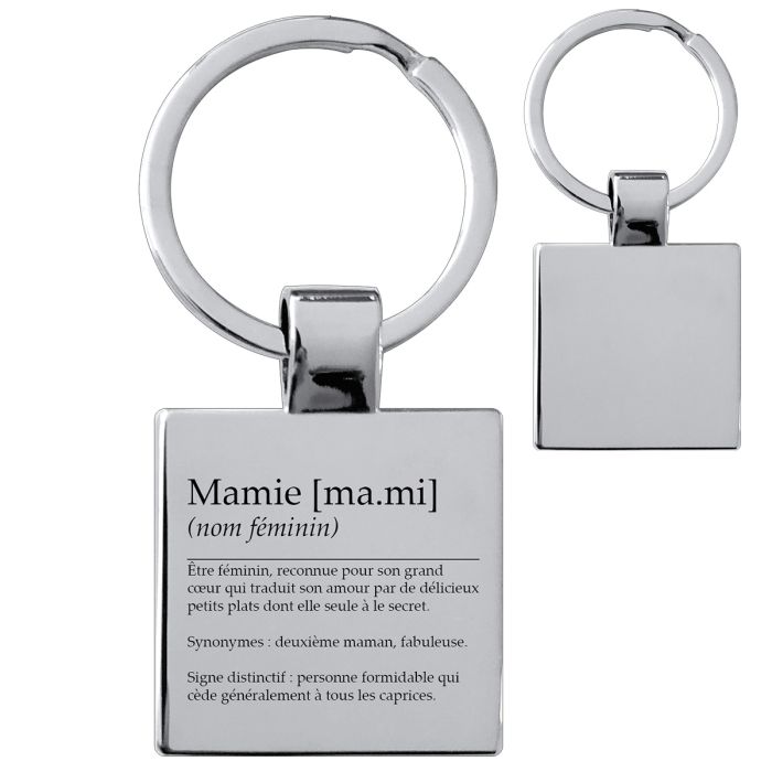 porte-clés grave mamie définition 
                            