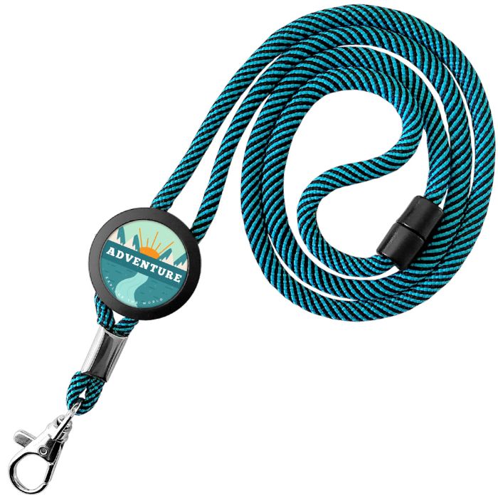 Lanyard tour de cou - cordon bleu