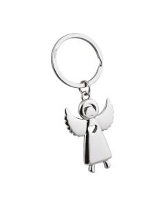 Porte-clé ange gardien au cœur ajouré