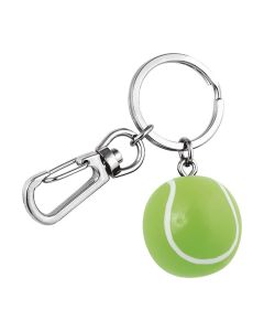 Porte-clé balle de tennis en bois