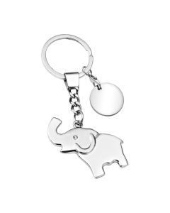 Porte-clé éléphant avec jeton de caddie