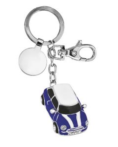 Porte-clé mini cooper bleu foncé