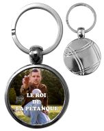 Porte cle boule de pétanque