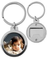 porte-clef décapsuleur photo personnalisé