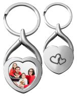 porte clés métal coeur personnalisé