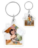 Porte-clés personnalisé Cristal Maison