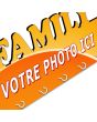 Accroche clés photo famille - on