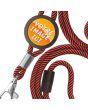 Lanyard tour de cou - cordon rouge - on