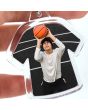 Porte-clé photo maillot de basket