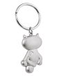 Porte-clés Chat Élégant Métal Satin - back