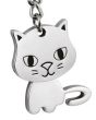Porte-clé chaton jeton de caddie - zoom