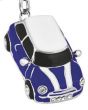 Porte-clé mini cooper bleu foncé - zoom