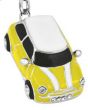 Porte-clé mini cooper jaune zoom