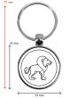 Porte-cle astrologie dimension