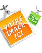 Porte-clé Personnalisé Cristal Carre 32 mm - off