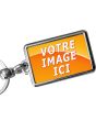Porte-clef Métal Rectangle 40x25mm - on