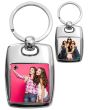 Porte-clé personnalisé Metal Carré double face