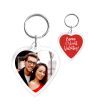 porte clés cœur personnalisé photo saint-valentin
