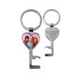 porte clés décapsuleur photo coeur - off