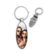 porte clés photo décapsuleur ovale personnalisé