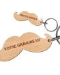 porte-cles-grave-bois-moustache - on