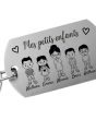 Porte-clés gravé mamie - off