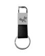 Porte-clés gravé mousqueton luxe - off
