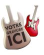 Porte-clés guitare gravé personnalisé