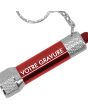 Porte-clés Lampe Torche Rouge LED - on