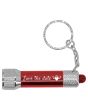 Porte-clés Lampe Torche Rouge LED
