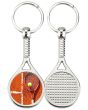 porte-cles logo raquette tennis