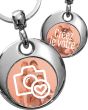 Porte-clés Métal Eclipse double face - votre image