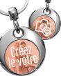 Porte-clés Métal Eclipse double face - votre image