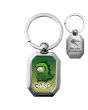 porte-clés métal  photo cadre octogone personnalise