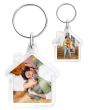 Porte-clés personnalisé Cristal Maison