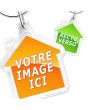 Porte-clés personnalisé Cristal Maison - on