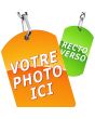 Porte-clés personnalisé photo étiquette - on
