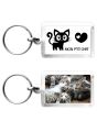 Porte-Clé photo cristal rectangle 40x25