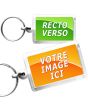 Porte-Clé photo cristal rectangle 40x25 - ON
