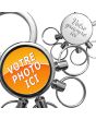 Porte clés photo multi anneaux - zoom