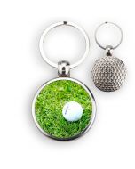 Porte-clé balle de golf dos 