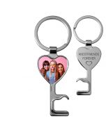 porte clés décapsuleur photo coeur - off