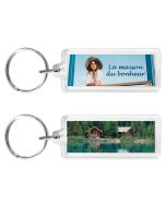 Porte-clés personnalisé cristal panorama
