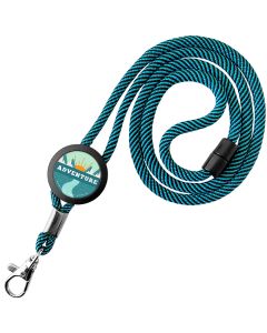 Porte clé Lanyard personnalisé Tube Short Set. - ø8x175mm