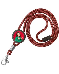 Lanyard tour de cou - cordon rouge - off