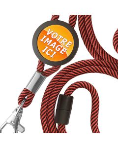 Lanyard tour de cou - cordon rouge