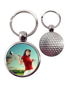 Porte-clé balle de golf personnalisé photo