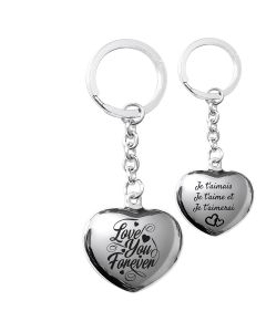 Porte Cle Coeur, lot de 2 I Love You Porte Clef Couple Porte-Clés  Personnalisés Romantiques Porte Clé Amour Porte Clé Saint Valentin pour Lui  et Ses Amants : : Mode