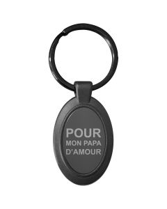 Porte-clef personnalisable Papa d'amour TRAVEL