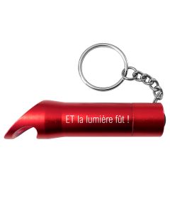 Porte clés lampe personnalisé gravé